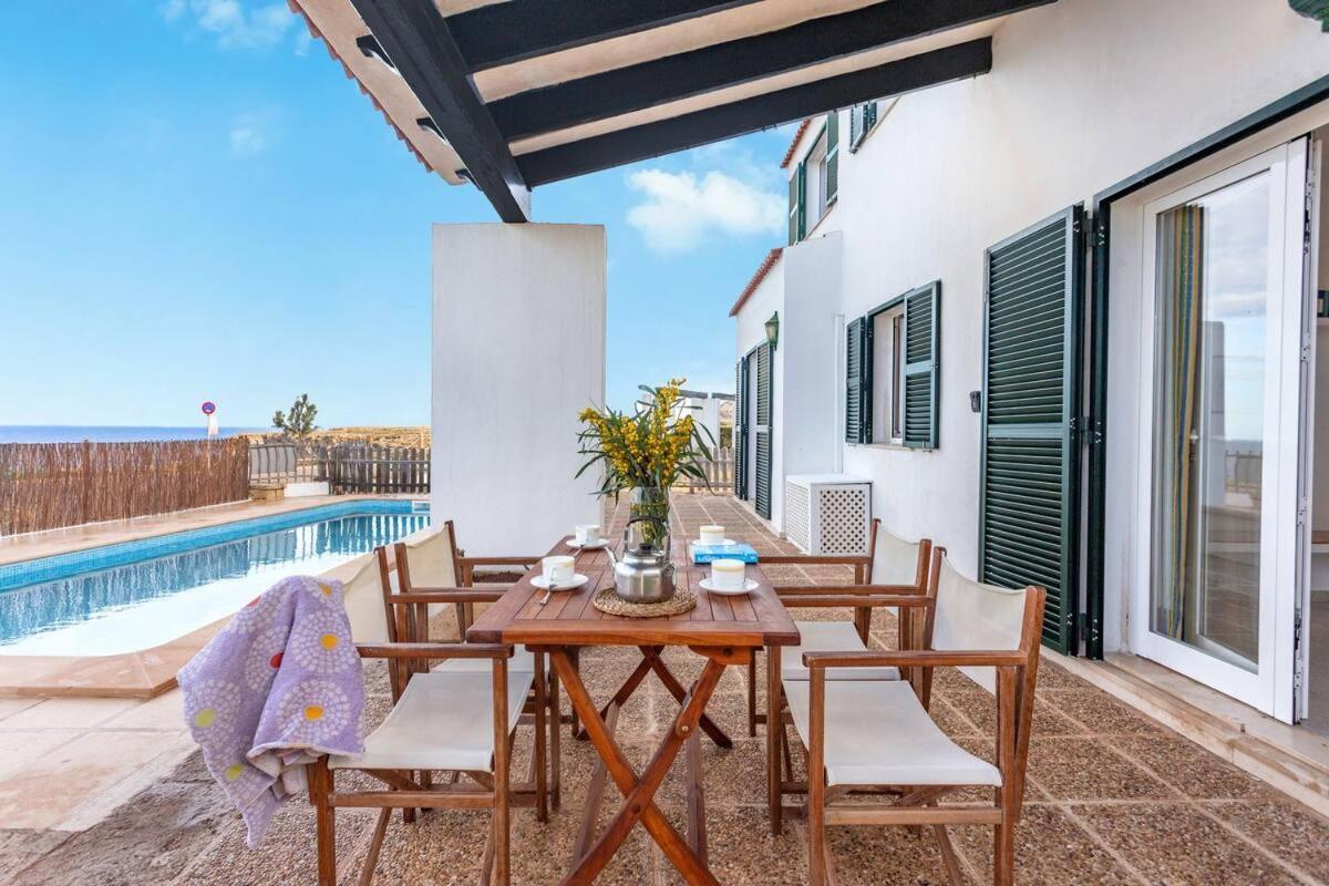 Villa Victor - Primera Linea Mar, Vista A Puesta De Sol Cala'N Blanes  Bagian luar foto