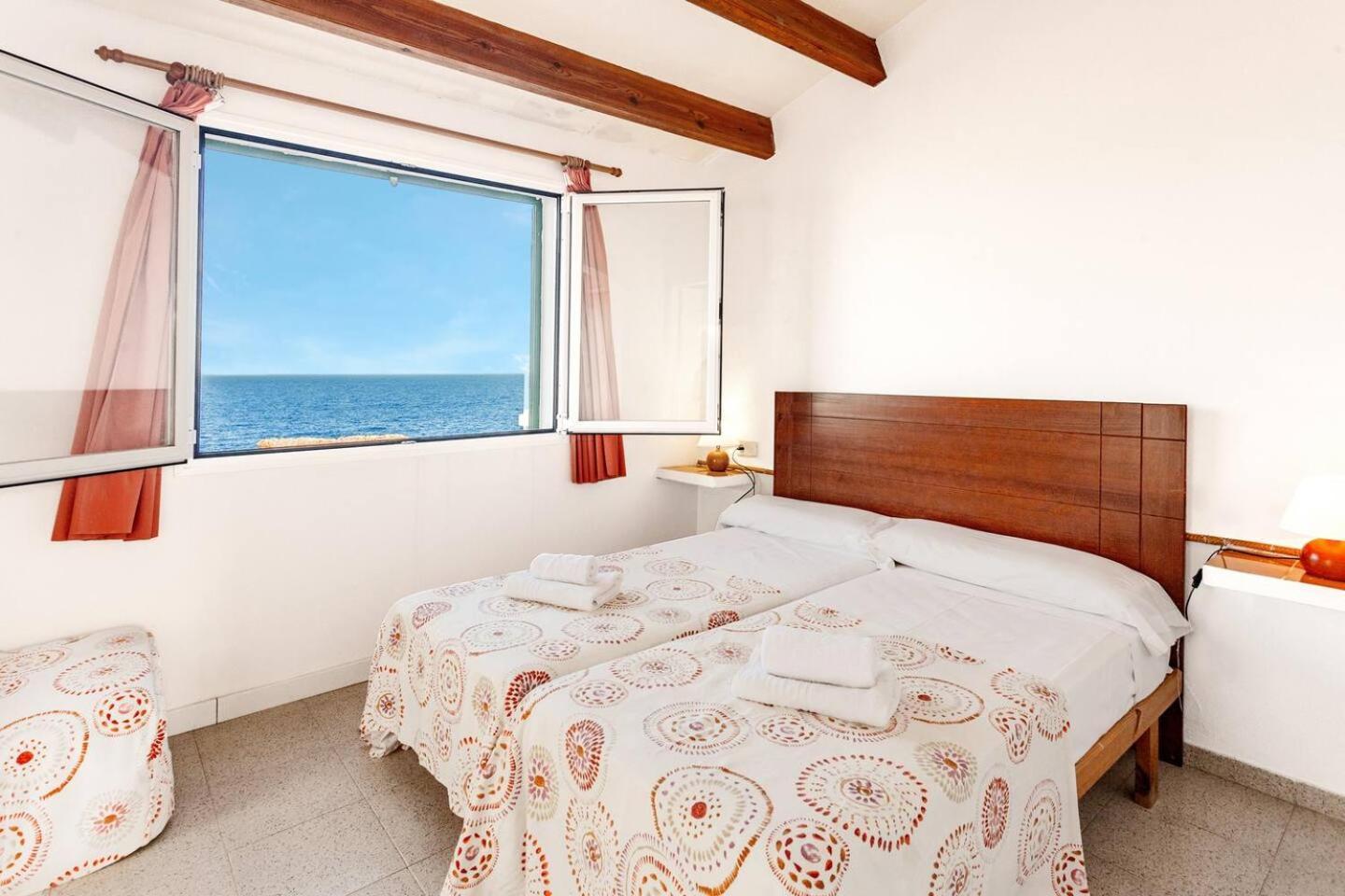 Villa Victor - Primera Linea Mar, Vista A Puesta De Sol Cala'N Blanes  Bagian luar foto