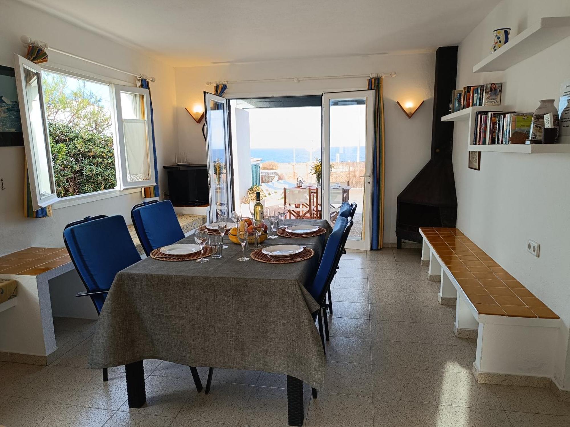 Villa Victor - Primera Linea Mar, Vista A Puesta De Sol Cala'N Blanes  Bagian luar foto